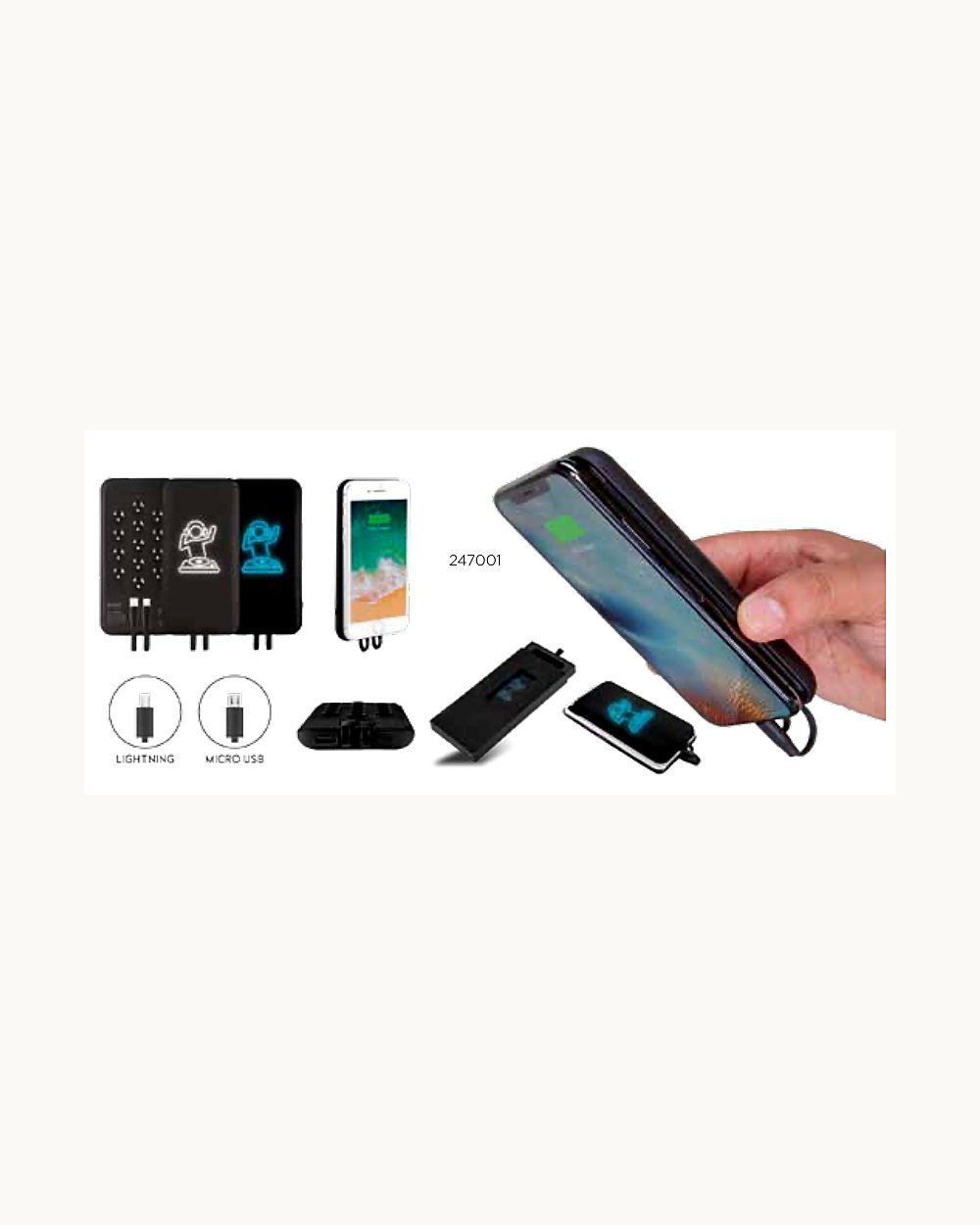 Ataköy powerbank, logo baskılı kurumsal promosyon ürünü (kod 247001)