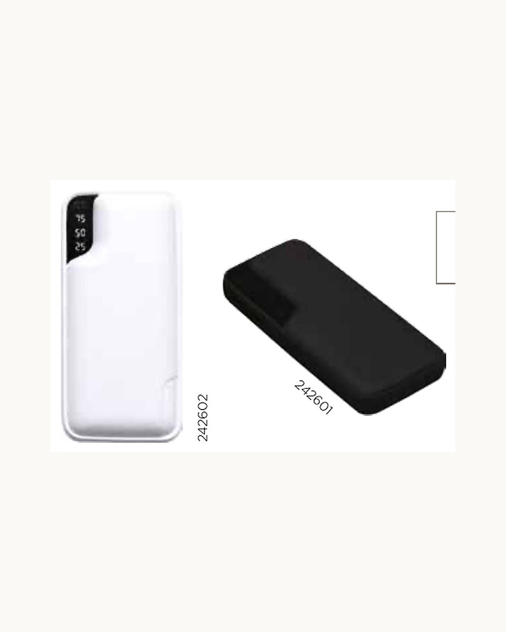 Dicle powerbank, logo baskılı kurumsal promosyon ürünü (kod 242602, 242601)