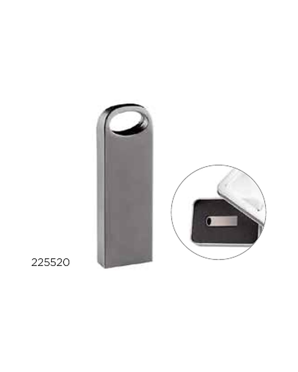Gümüşyazı usb bellek, logo baskılı kurumsal promosyon ürünü (kod 225520)