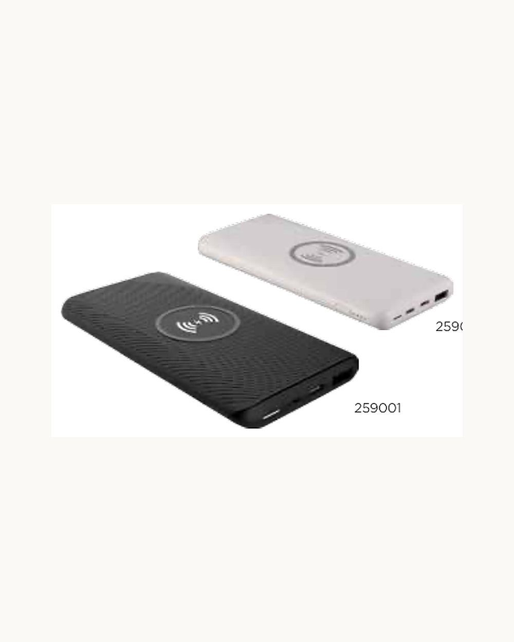 Karacasu powerbank, logo baskılı kurumsal promosyon ürünü (kod 259002, 259001)