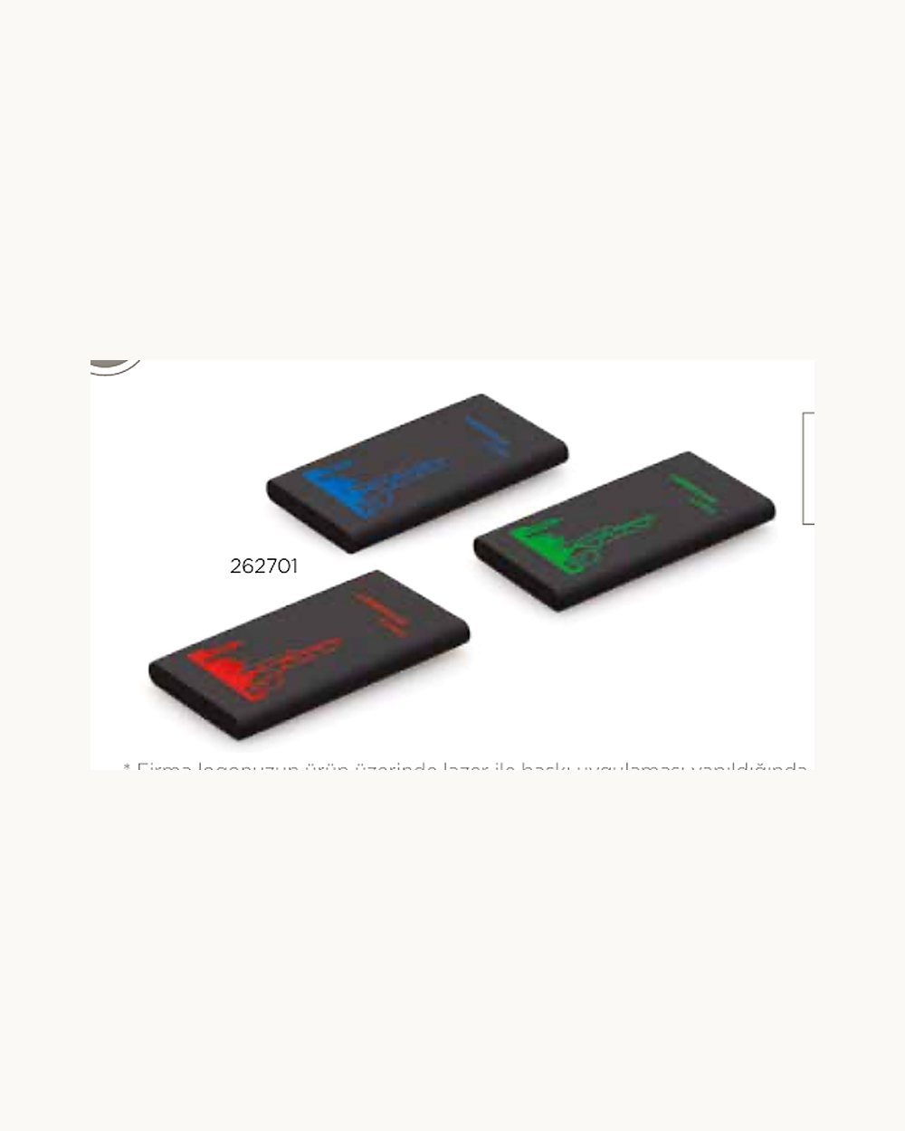 Kunduzlar powerbank, logo baskılı kurumsal promosyon ürünü (kod 262701)
