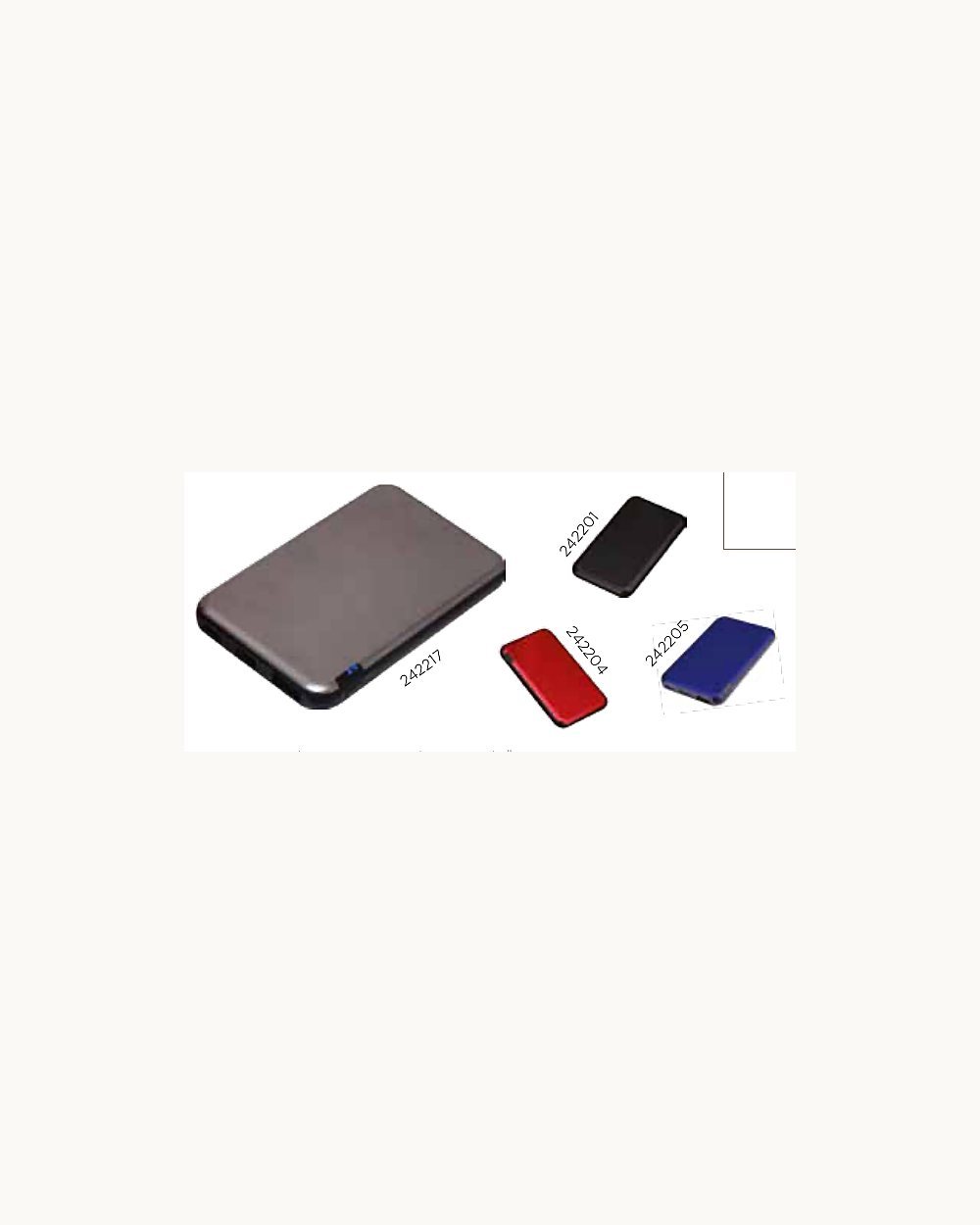 Madra powerbank, logo baskılı kurumsal promosyon ürünü (kod 242217, 242204, 242205, 242201)
