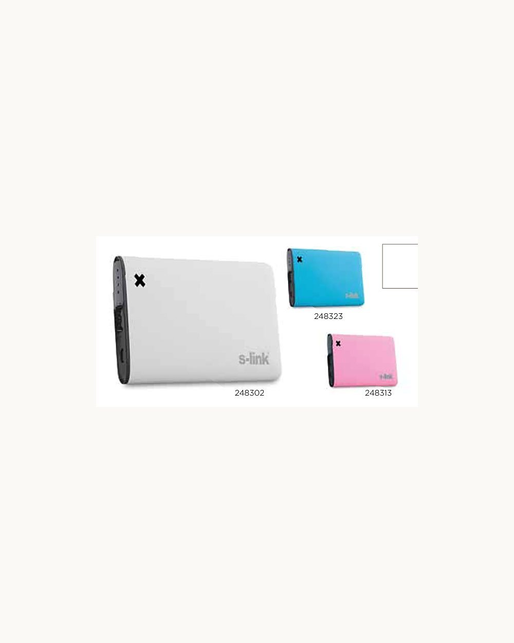 Yenidere powerbank, logo baskılı kurumsal promosyon ürünü (kod 248323, 248313, 248302)
